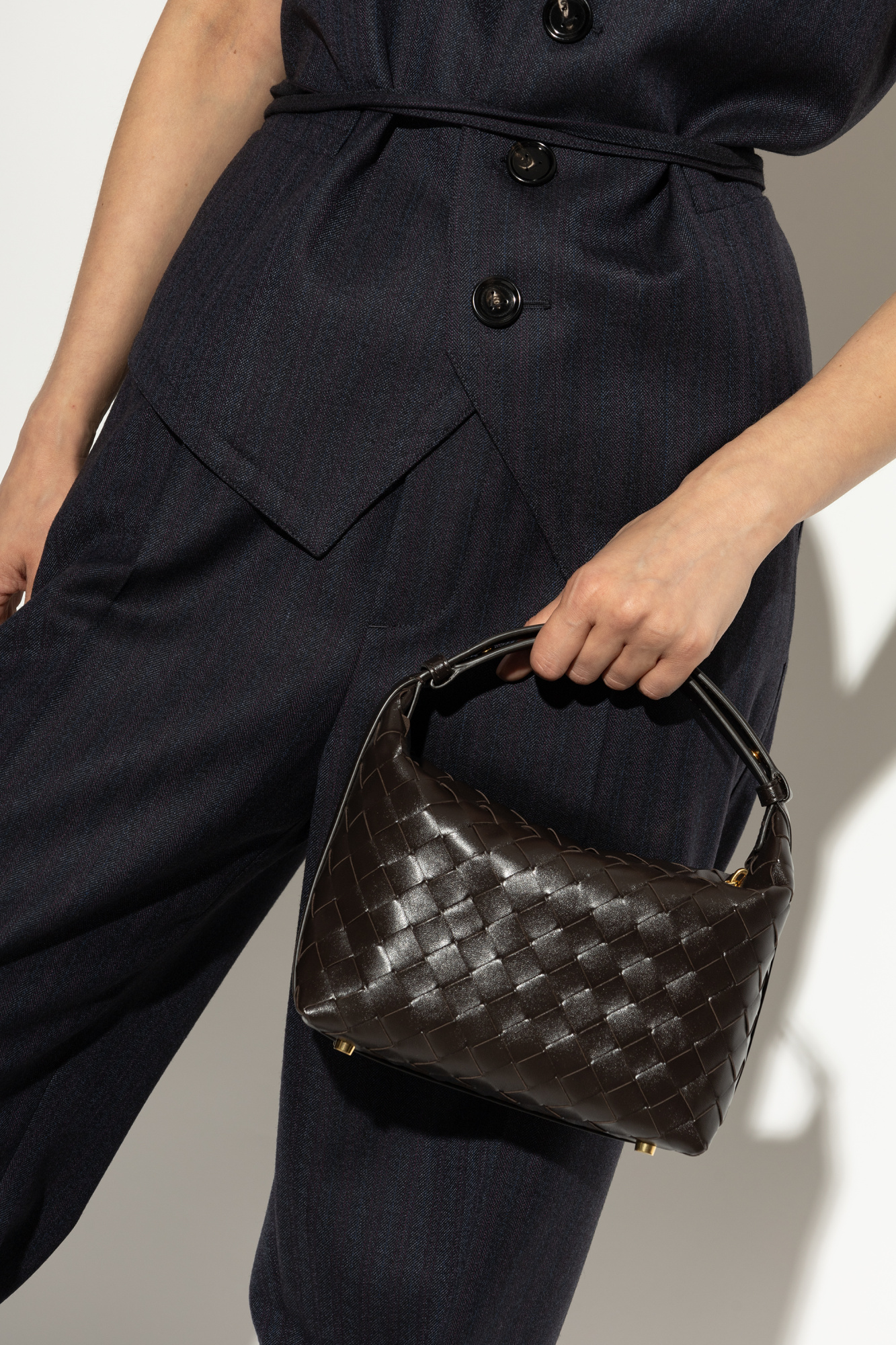 Brown Handbag 'Wallace Mini' Bottega Veneta - Vitkac Canada